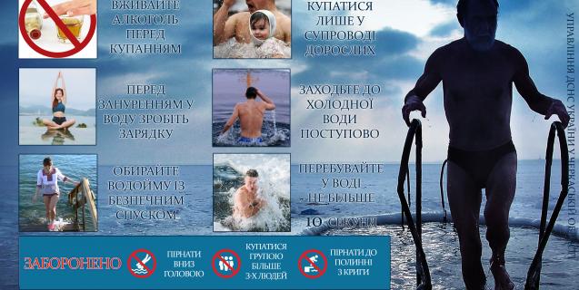 




Рятувальники нагудують правила безпеки під час святкування Водохреща


