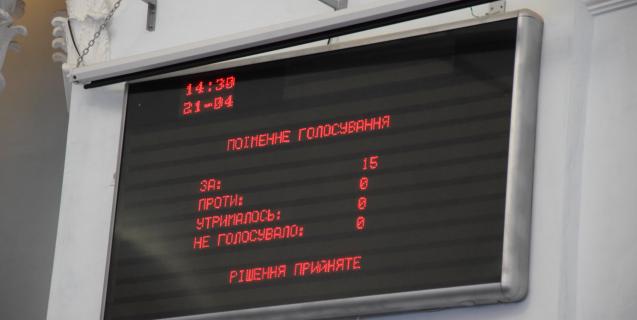 




Президія сформувала порядок денний сесії 


