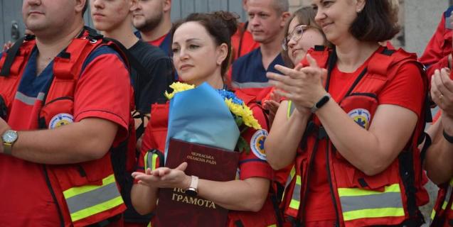 




У Черкасах медиків привітали з професійним святом


