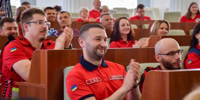 




У Черкасах відзначили працівників ЕМД


